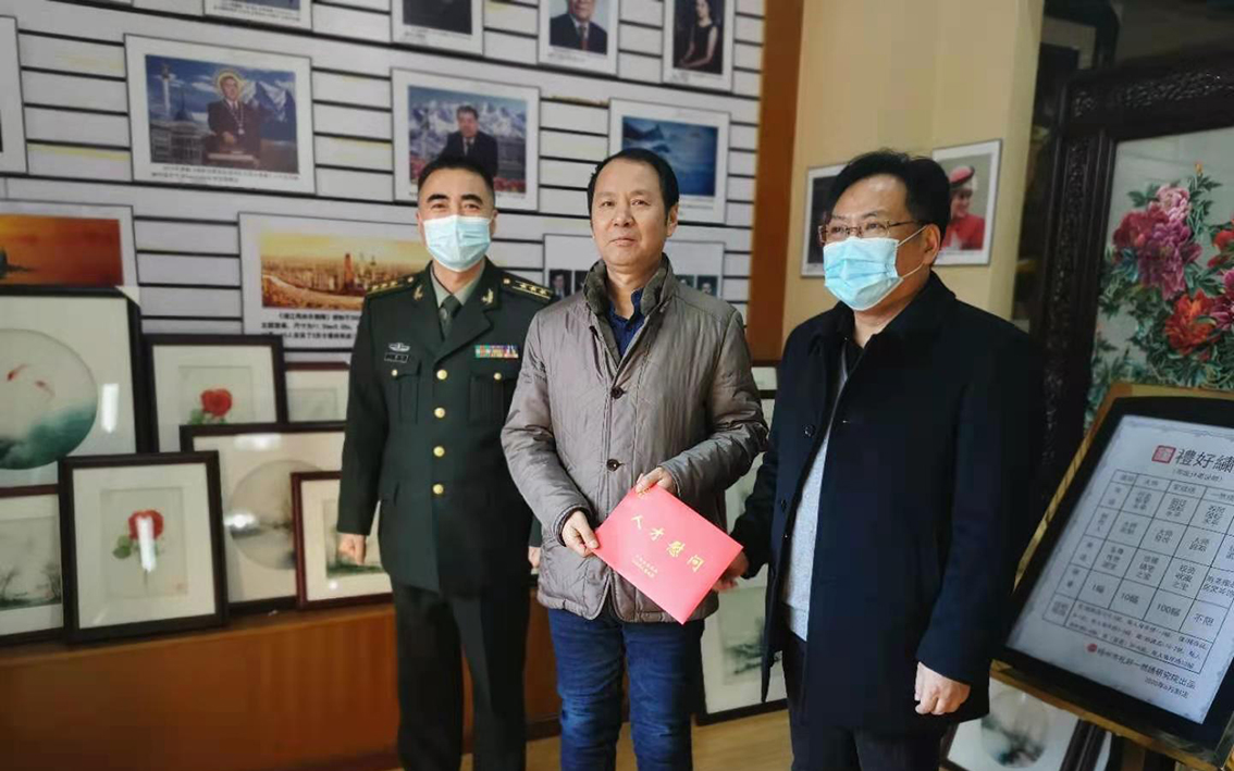 春节慰问，情系人才，共绘宝应乱针绣发展新画卷