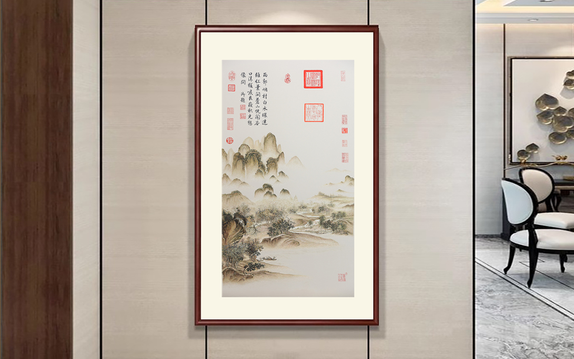 精湛绝伦，在现北宋赵佶溪山秋色图刺绣赏析