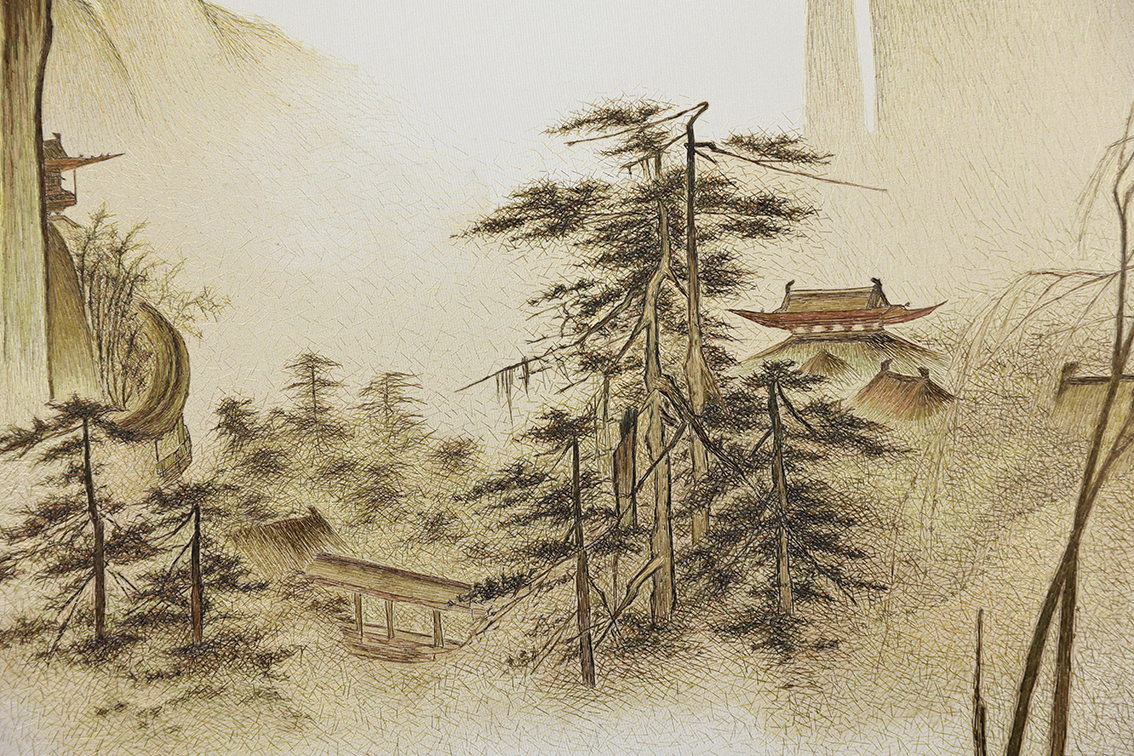 宋 - 马远 - 踏歌图刺绣：工艺精湛的艺术杰作，朱军成技能大师工作室绣制3.jpg