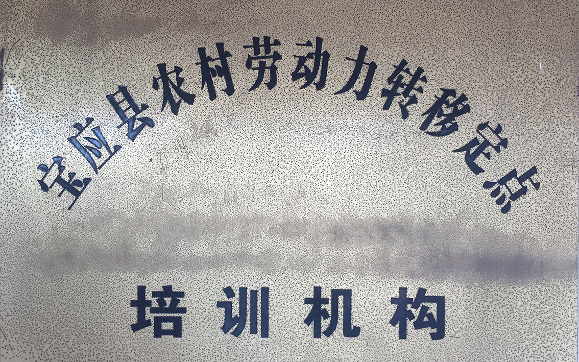 2004年7月扬州市礼好一然绣研究院原宝应县华艺苑刺绣研究所被被宝应县劳动和社会保障局定为宝应县农村劳动力转移定点培训机构.jpg