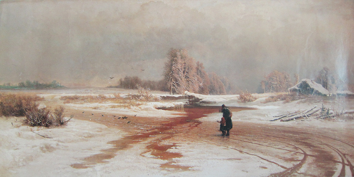 扬州市礼好一然绣研究院的苏绣《雪景》：乱针绣下的冬日梦幻.jpg