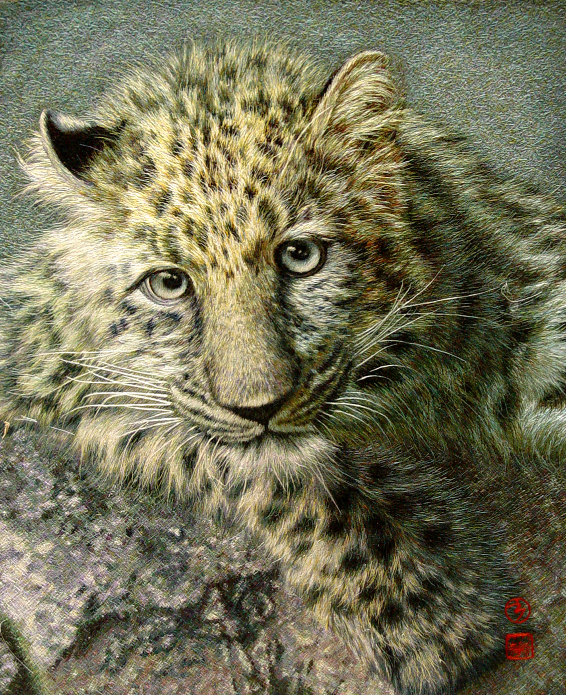 朱军成苏绣《雪豹》闪耀 2008 中国传统工艺美术精品大展.jpg